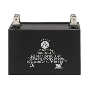 Appli Parts Condensador de ventilador de 10 mfd