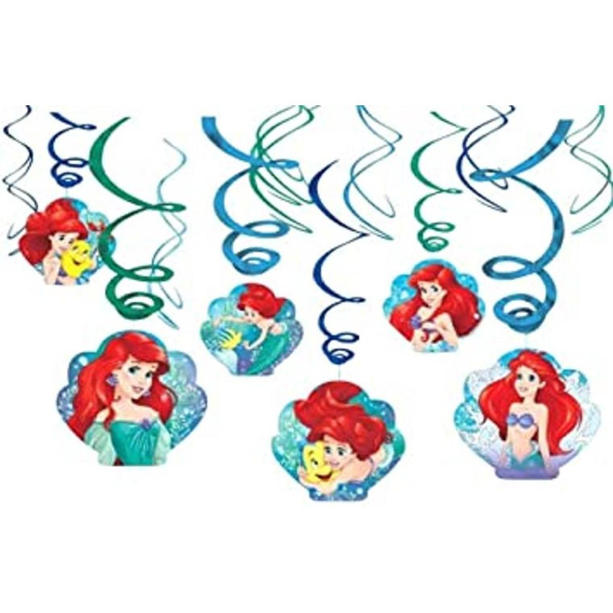Disney Sirenita Ariel Dream Big Party Foil Hanging