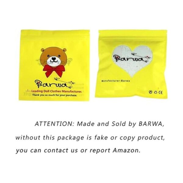 BARWA Pijama de muñeca para dormir ropa de dormir_6
