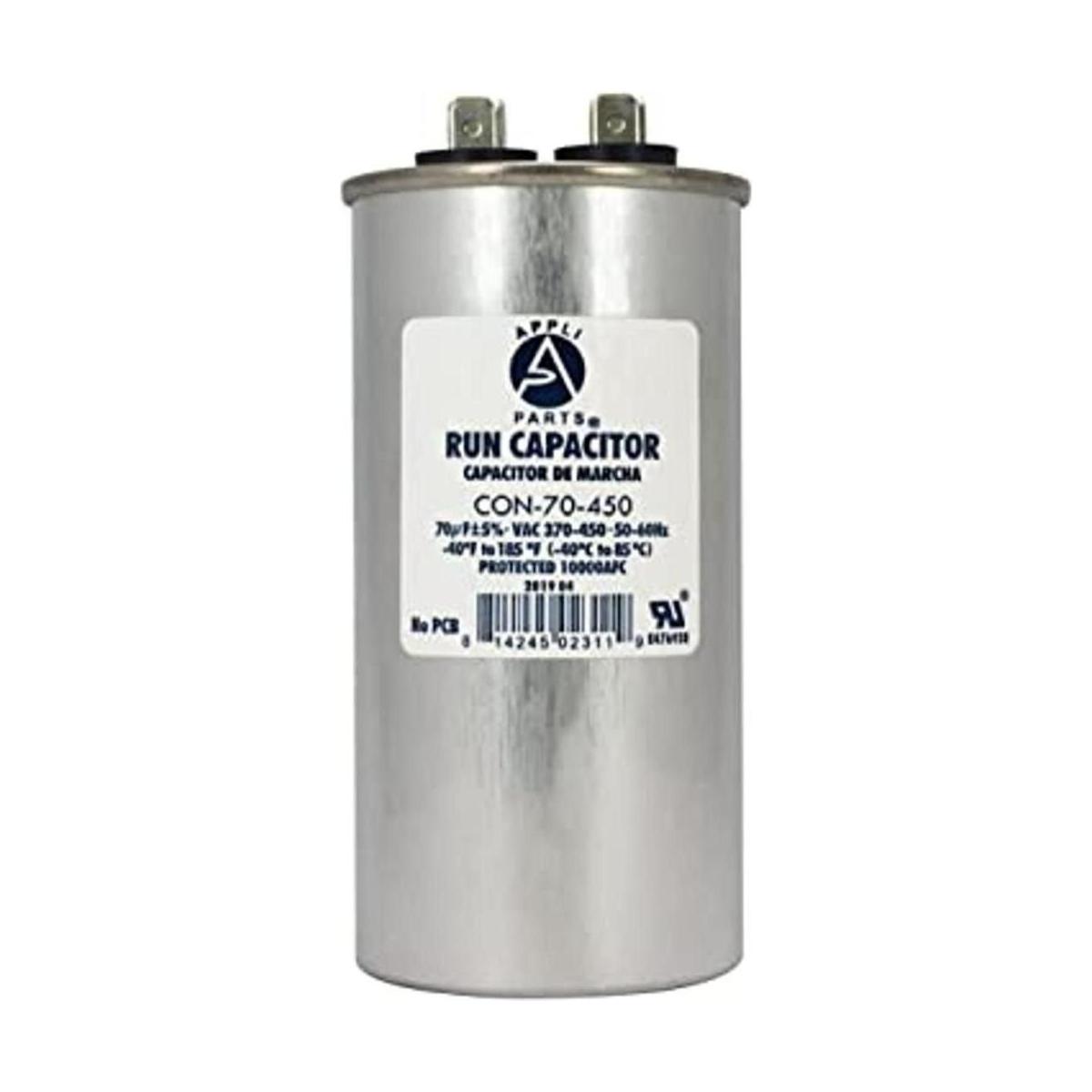 Appli Parts Condensador de funcionamiento para CA 70 Mfd