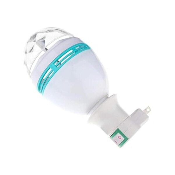 Bombilla de discoteca E26 giratoria RGB para fiesta luz_4