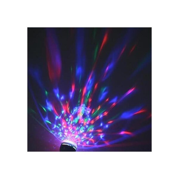 Bombilla de discoteca E26 giratoria RGB para fiesta luz_5