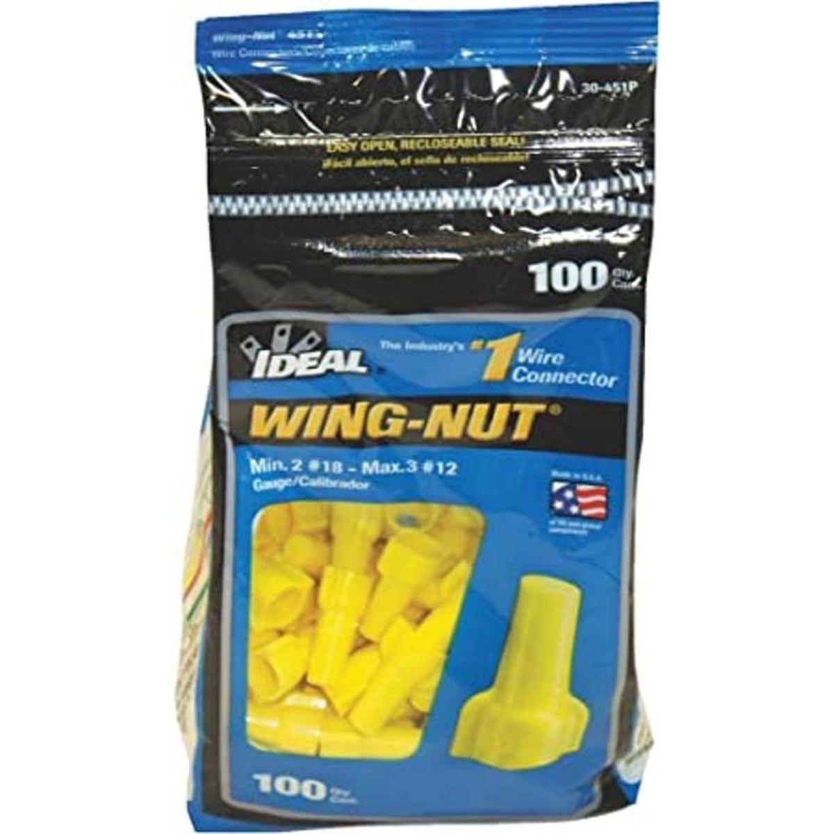 Conectores de cable ideales TwistOn 600 V amarillo 100