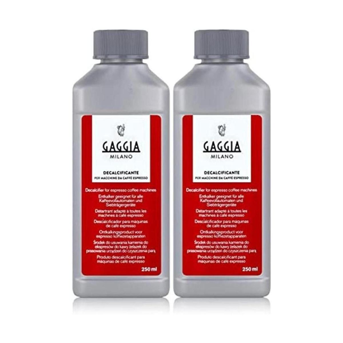 Gaggia Solución descalcificadora de 8.5 fl oz 2 botellas