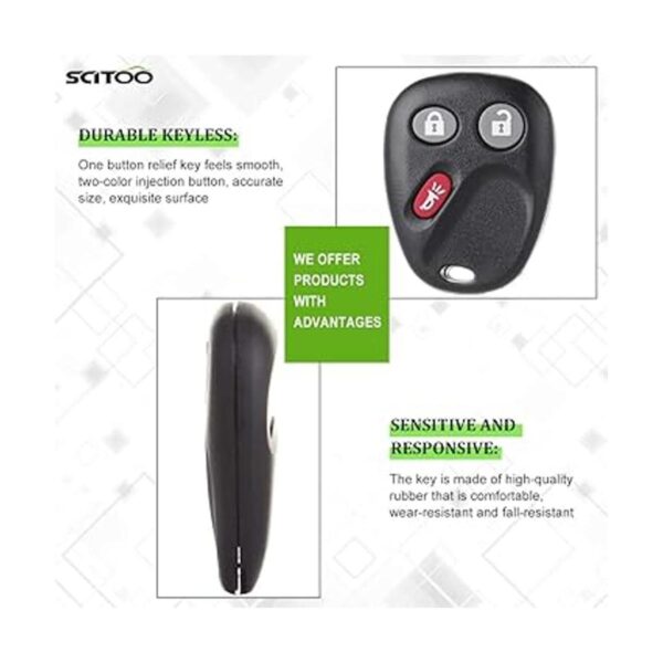 SCITOO 1 llavero sin llave de repuesto para Chevy Equinox_4