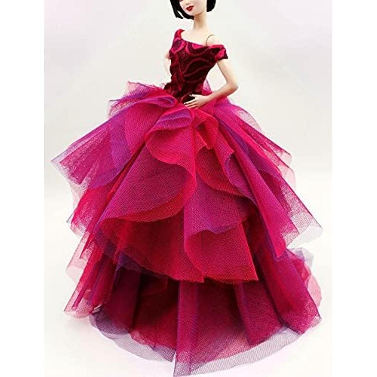 Cora Gu Vestido hecho a mano para muñecas de 12 pulgadas