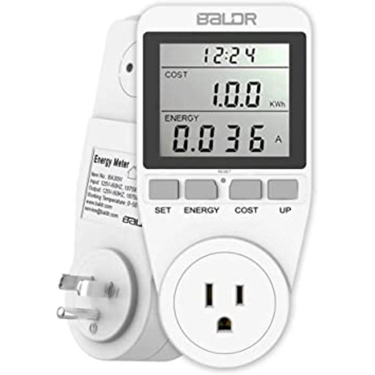 BALDR Monitor de uso de electricidad de Estados Unidos