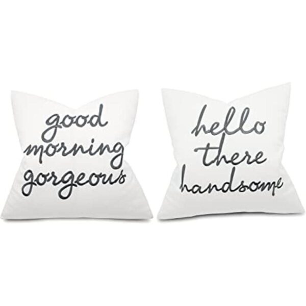 DecorHouzz fundas de almohada hola apuesto buenos días