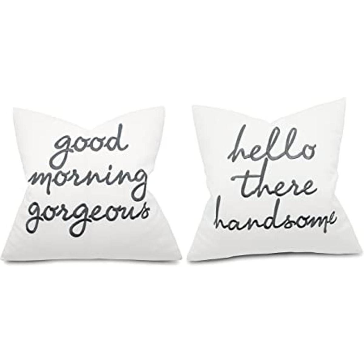 DecorHouzz fundas de almohada hola apuesto buenos días