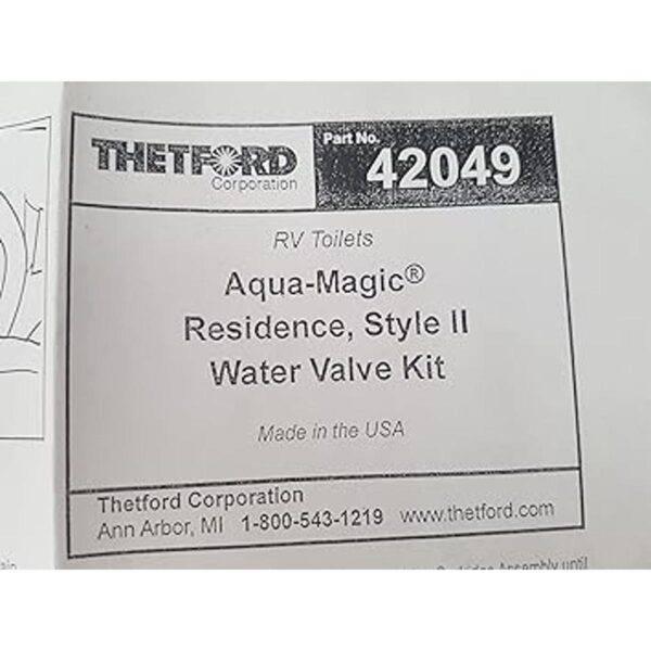 Thetford Módulo de válvula de agua de inodoro estilo Ii_2