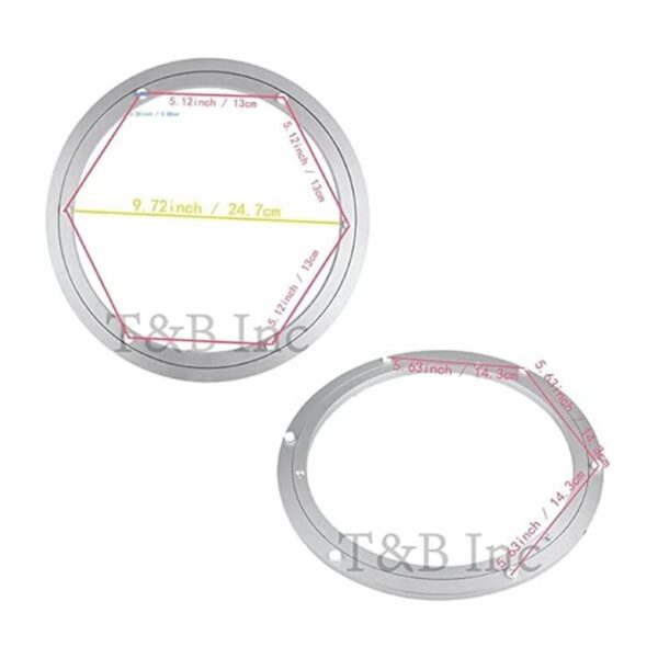 TamBee Lazy Susan Hardware Anillo giratorio de metal
