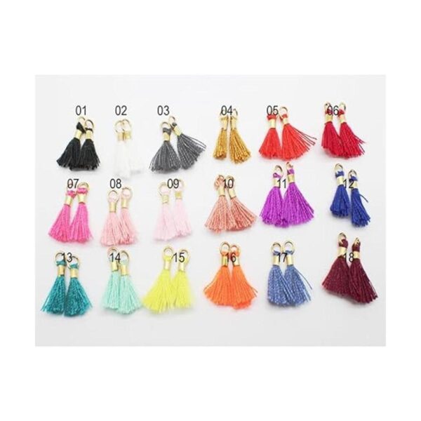 Mayorista 36pcslot 13 mm 12 Mini borlas Tiny Short_4