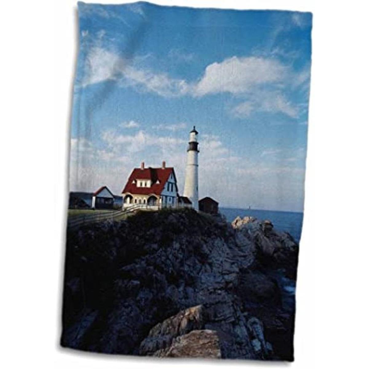 3D Rose USA Maine Cape Elizabeth Portland Head Faro