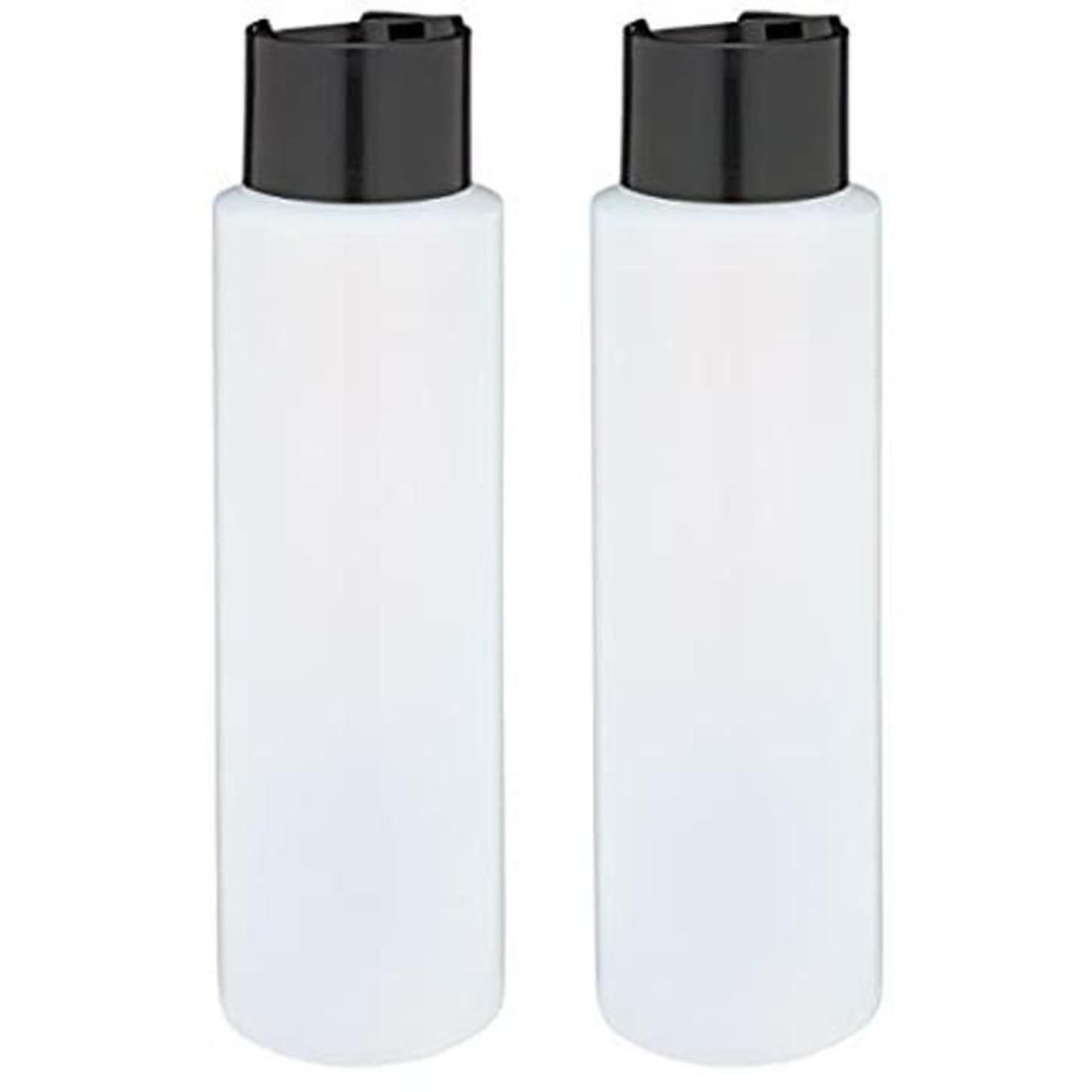 Paquete de 2 botellas de HDPE recargables de 16 onzas con