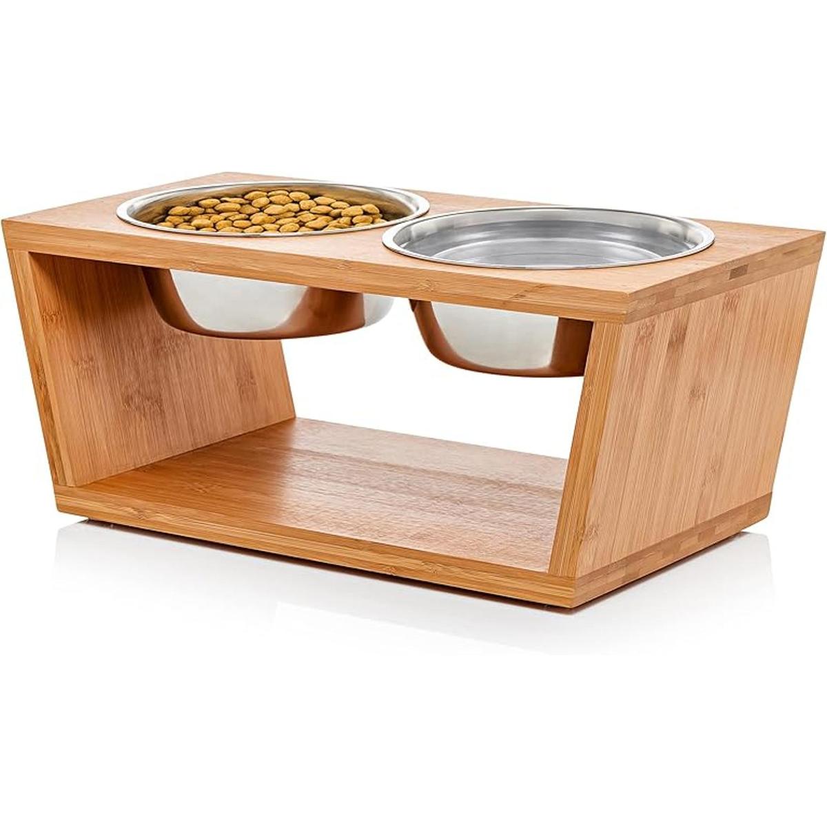 Comedero elevado superior para perro y gato comedero
