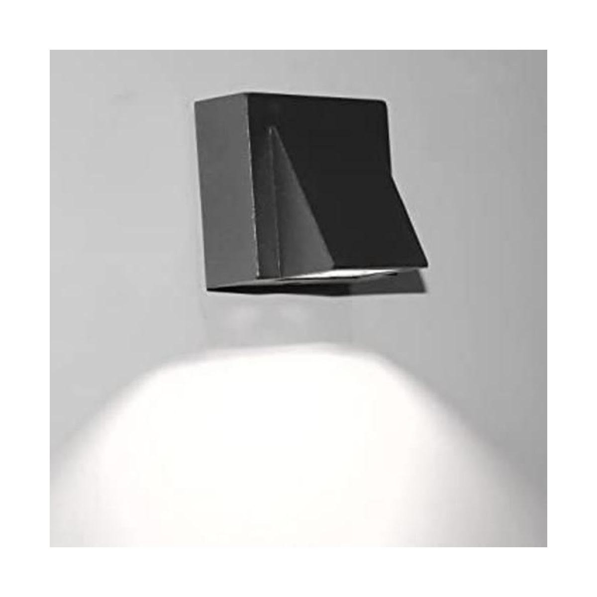 BRILLRAYDO Lámpara LED de pared exterior de 3 W con