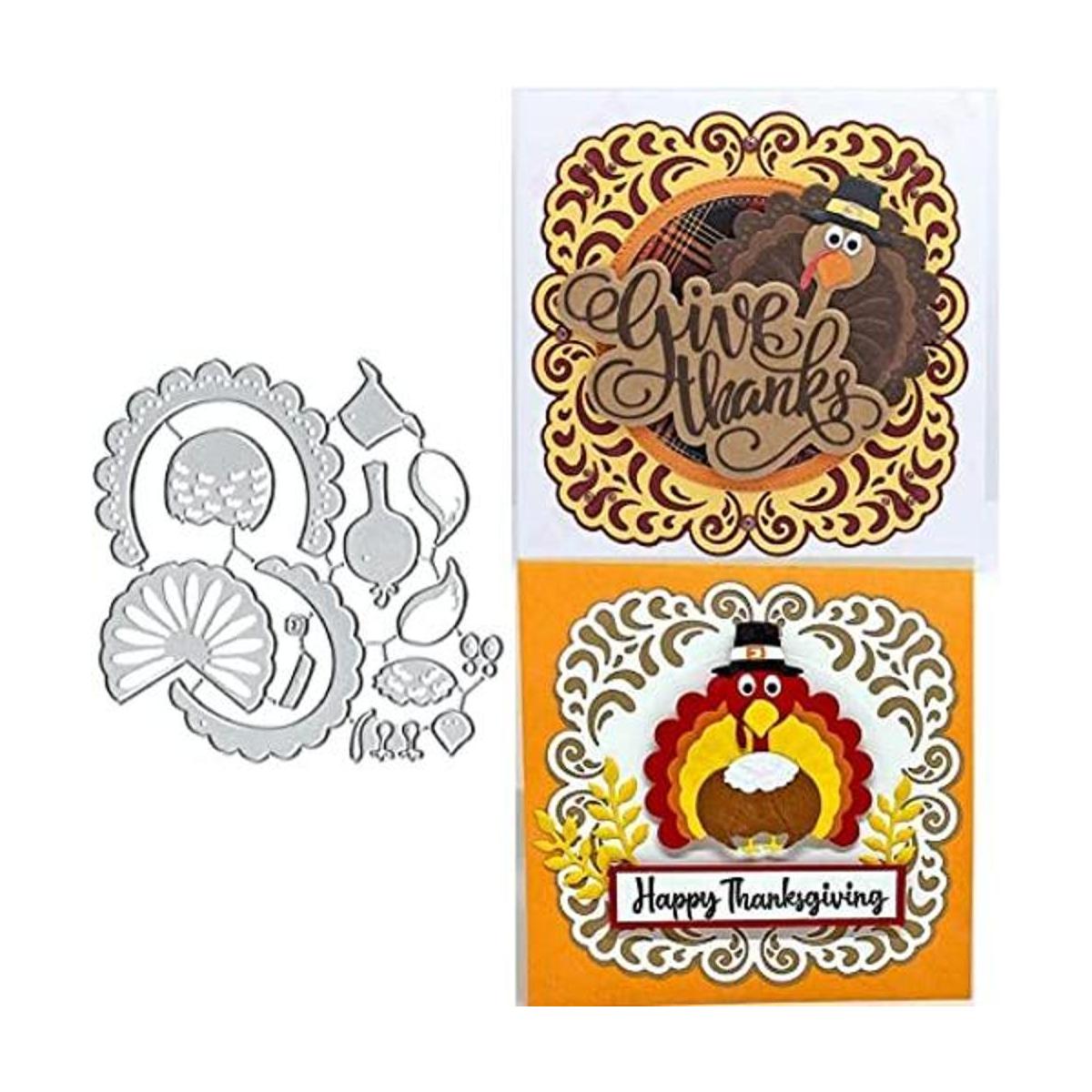 Troqueles de metal de pavo de Acción de Gracias troqueles