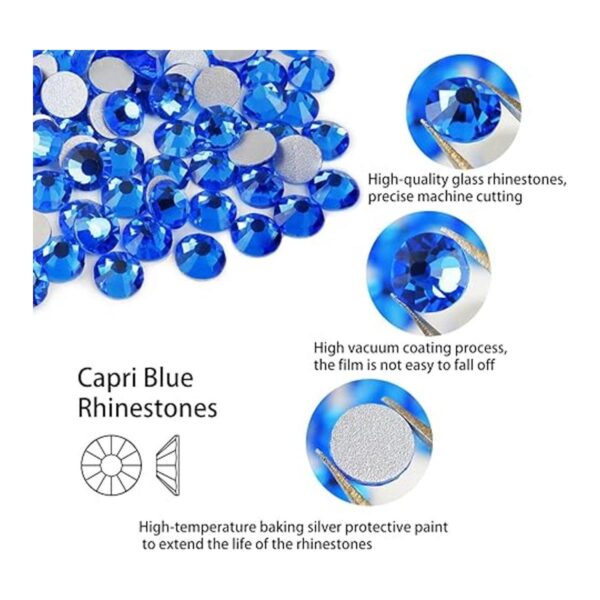 Genie Crystal ss20 Diamantes de imitación azul capri_3
