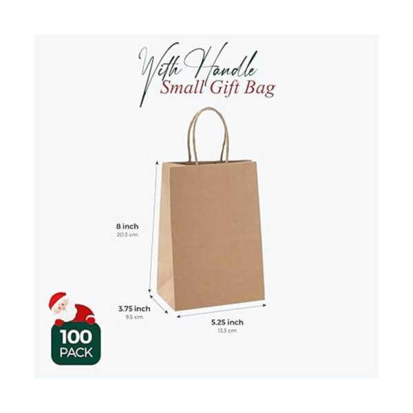 METRONIC Bolsas de regalo de papel de 5.25 x 3.75 x 8_2