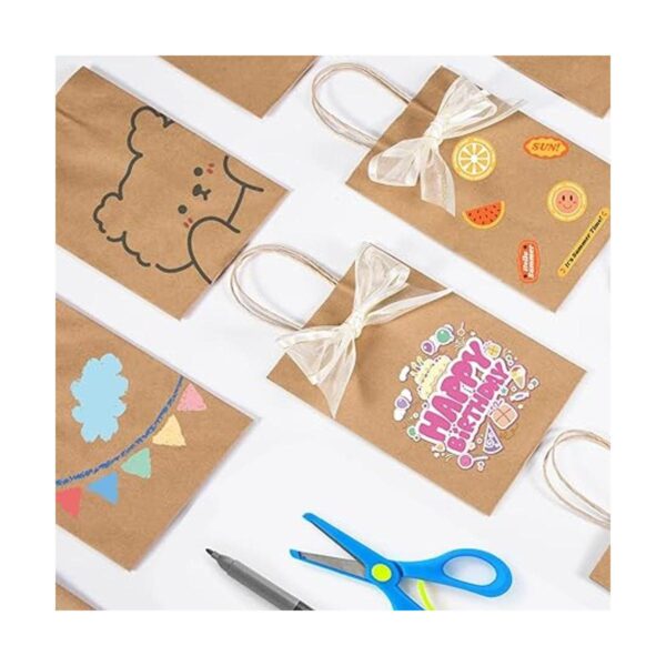 METRONIC Bolsas de regalo de papel de 5.25 x 3.75 x 8_4