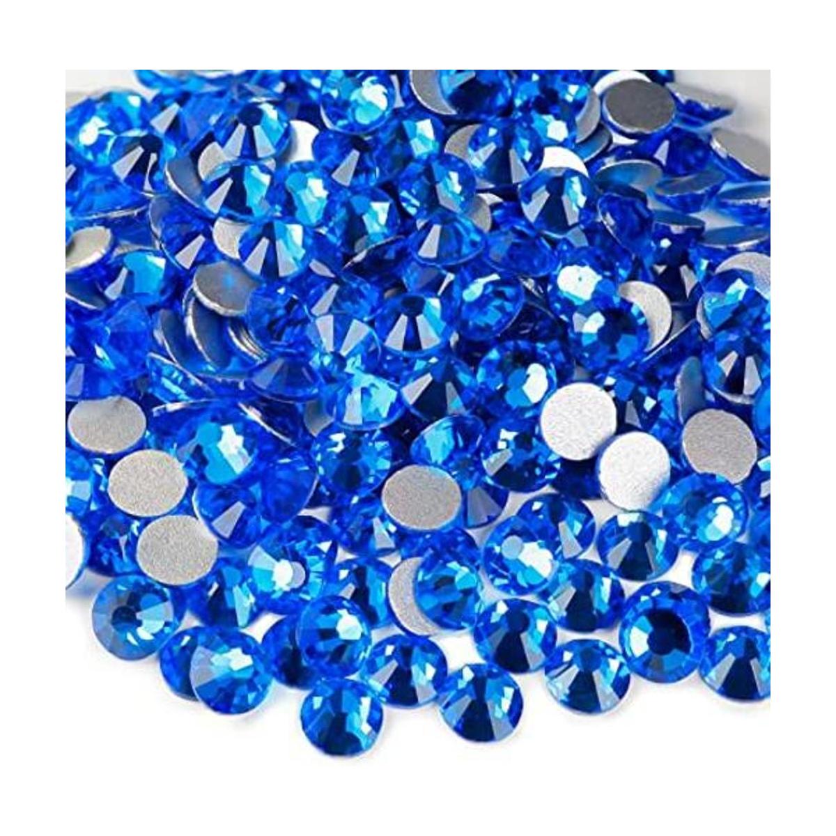 Genie Crystal ss20 Diamantes de imitación azul capri