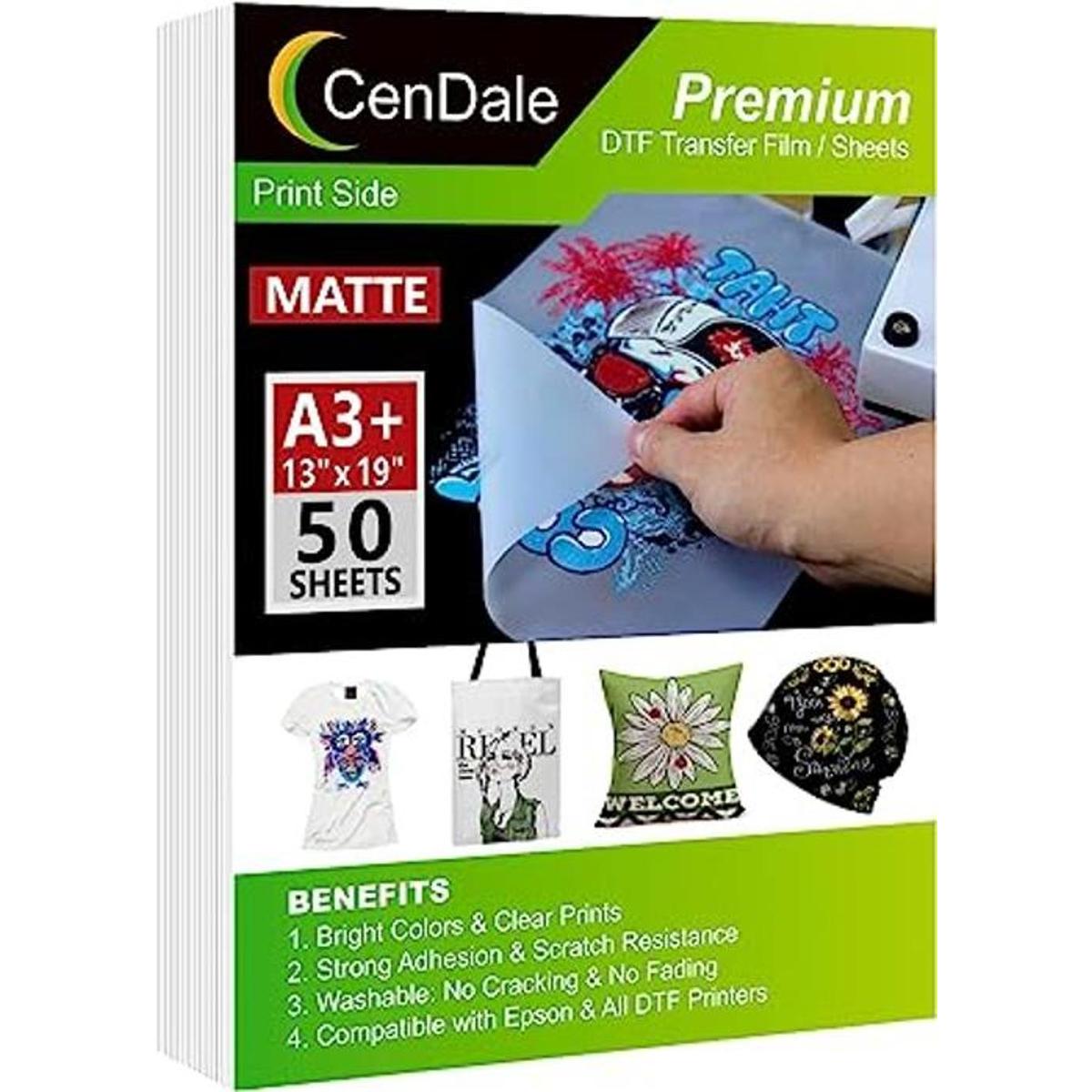 CenDale A3 Plus Película de transferencia DTF de alta