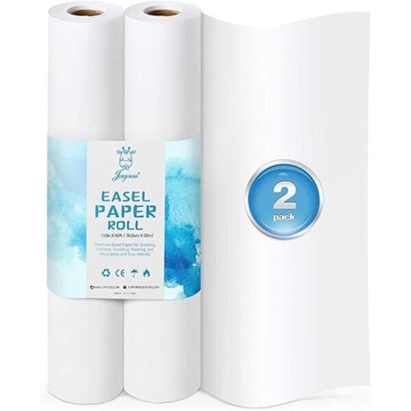 Joyooss Rollo de papel de caballete 12 pulgadas por 82_1