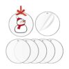 50 piezas de 4 pulgadas de acrílico en blanco para adornos_1
