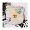 Colorful Flower Crochet Appliques 15pcs Colorful Hand_3