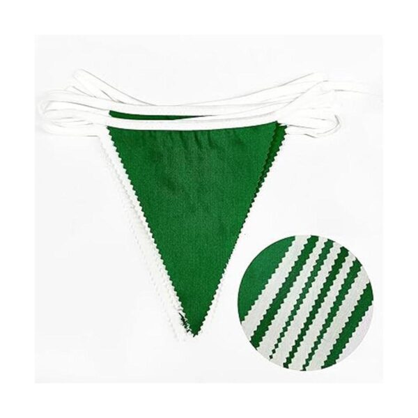 Bandera verde y blanca de 32 pies decoración de fiesta_2