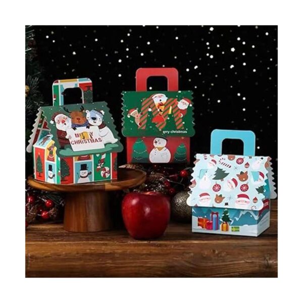 Cajas de regalo de Papá Noel 12 cajas de regalo de
