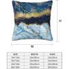 Juego de 2 fundas de almohada abstractas de estilo rústico