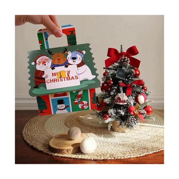 Cajas de regalo de Papá Noel 12 cajas de regalo de