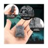 9 piezas de lápidas en miniatura de Halloween mini_3