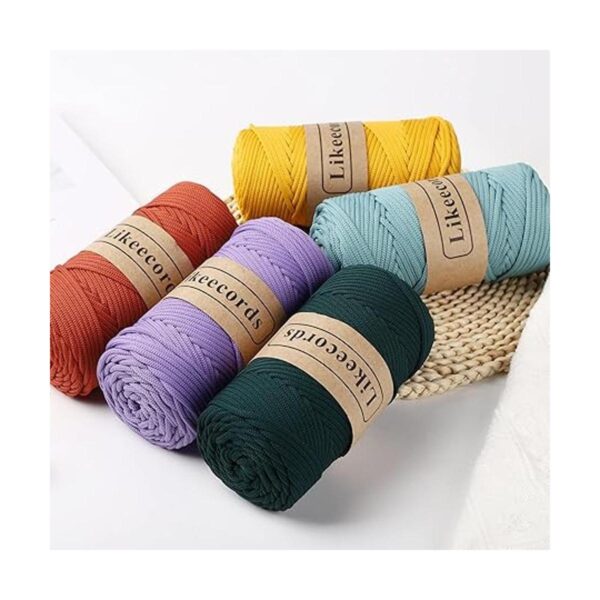 Likeecords Cordón de macramé trenzado de poliéster de_6