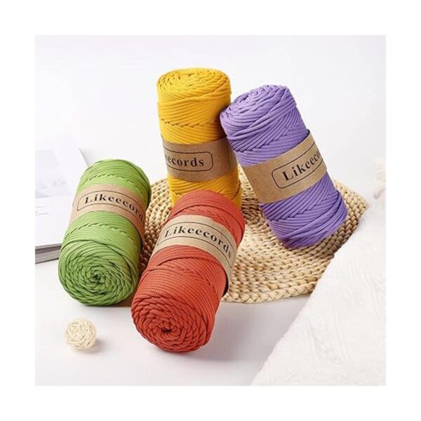Likeecords Cordón de macramé trenzado de poliéster de_3