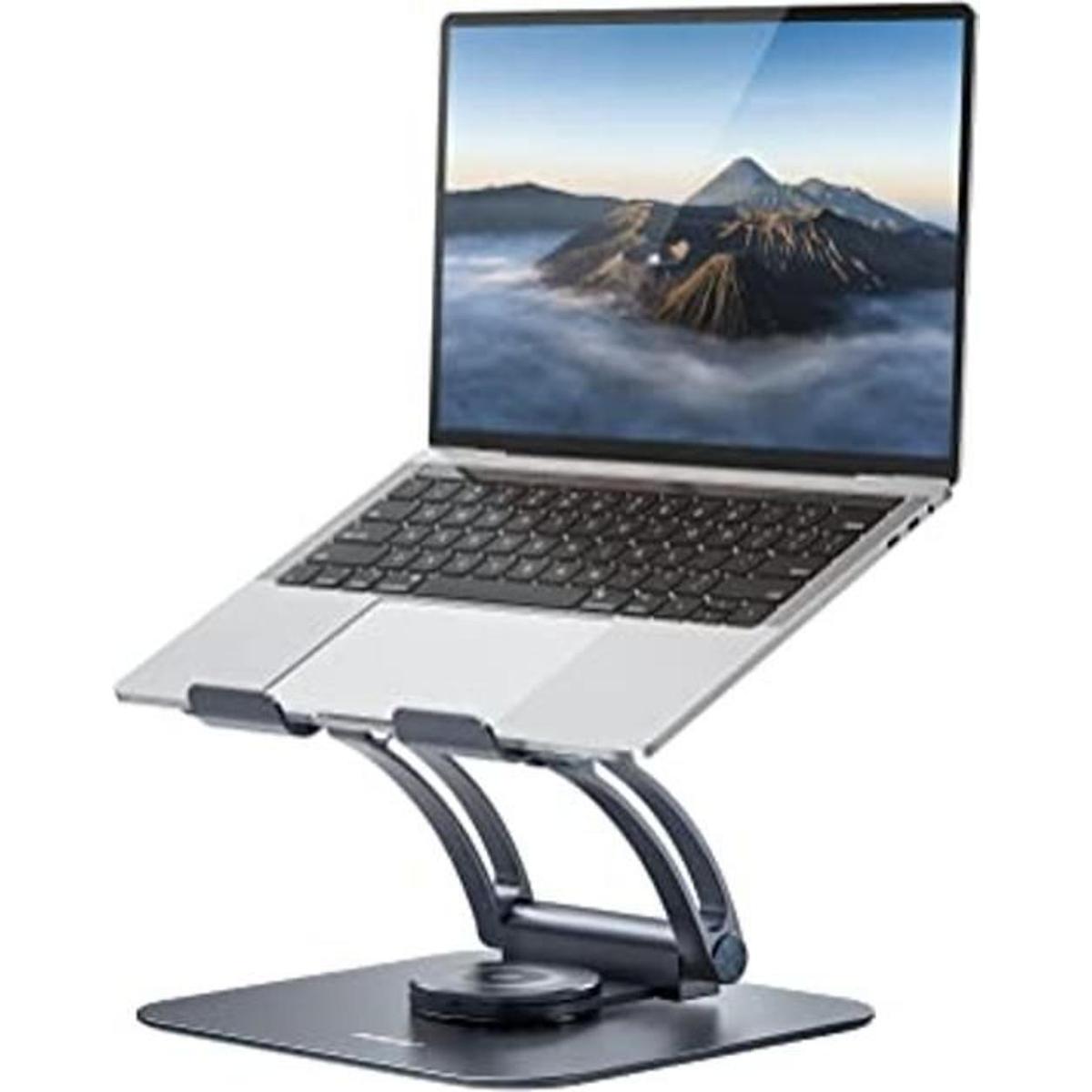 Nulaxy Soporte ajustable para laptop con base giratoria