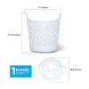 Clorox Cesta flexible para lavandería cesta de plástico_5