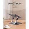 Nulaxy Soporte ajustable para laptop con base giratoria_4