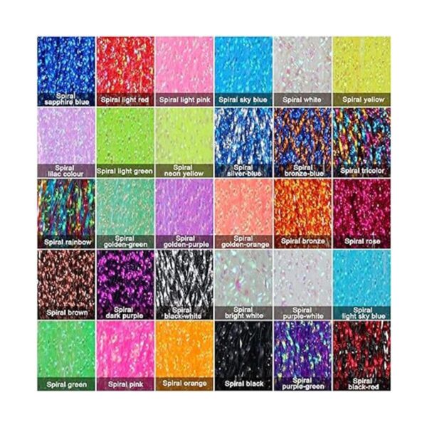 60 bolsas de 60 colores de hilo de atar moscas materiales_4