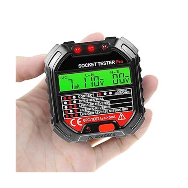 Detector de receptáculo digital con indicador de_2