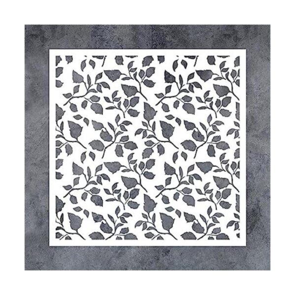 GSS Designs Plantillas de hojas florecientes para pintar_1