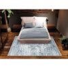Bloom Rugs Caria Alfombra persa lavable antideslizante de