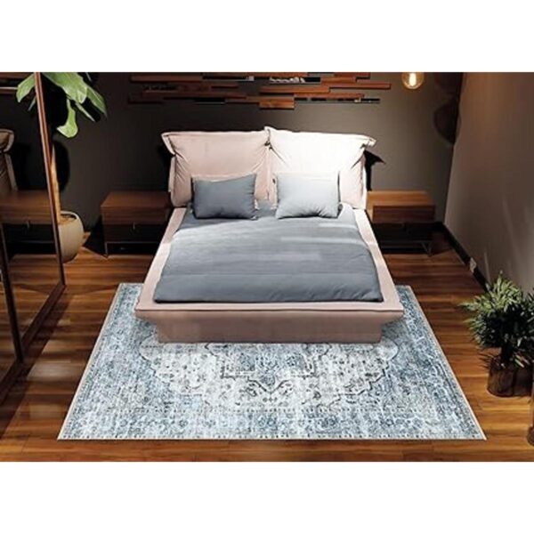 Bloom Rugs Caria Alfombra persa lavable antideslizante de