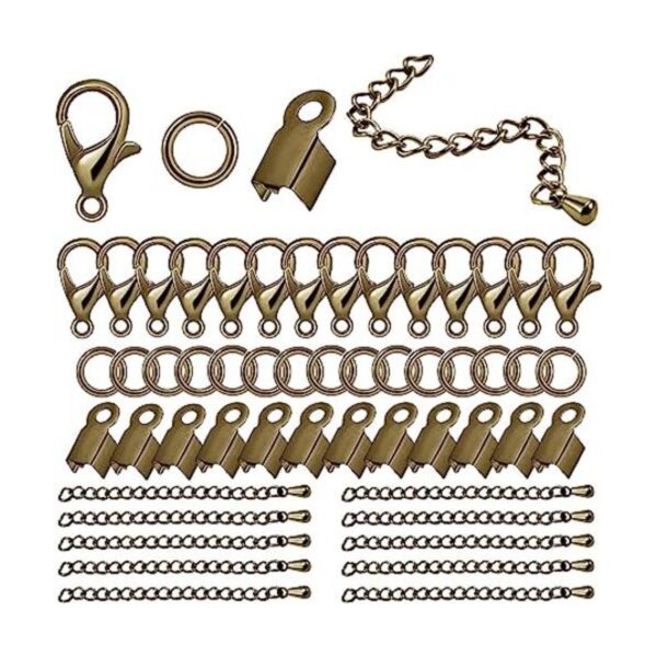 Juego de 580 accesorios para hacer joyas que incluye 250