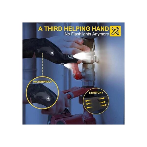 LED Rechargeable Flashlight Gloves Gifts for Men_4