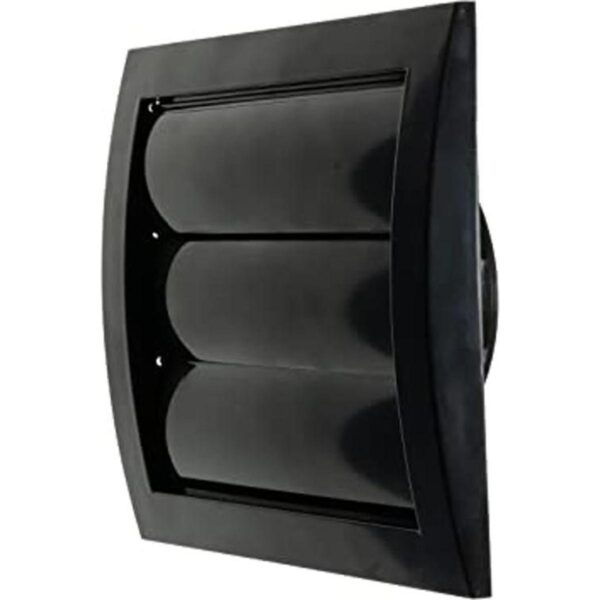 Vent Systems Cubierta de ventilación de aire negra de 4_1