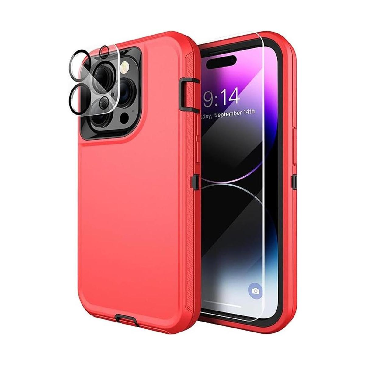 MXX Funda compatible con iPhone 14 Pro Max con pantalla