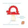 RaZbaby Chupete de silicona suave para bebés y bebés 3M_3