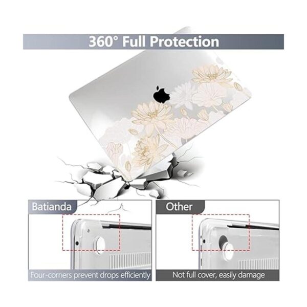 Batianda Elegante funda de diseño para MacBook Pro de 13_5